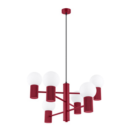 Candelabru HALO 6 burgundy