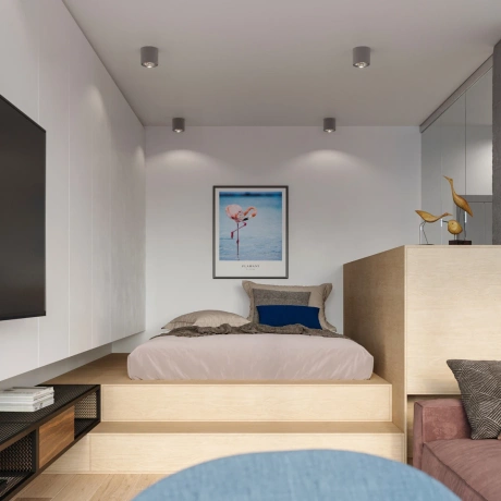 Plafonieră TIUBE gri