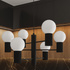 Candelabru HALO 6 negru