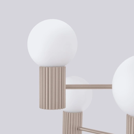 Candelabru HALO 6 taupe