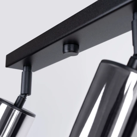 Plafonieră WINX 4L negru/cromo