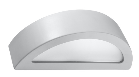 Aplică ceramică ATENA gri + 1x bec LED E27 3000K cald 7.5W 620lm