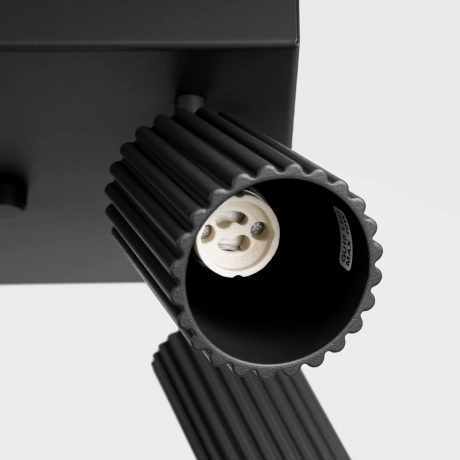 Plafonieră KARBON 4 negru