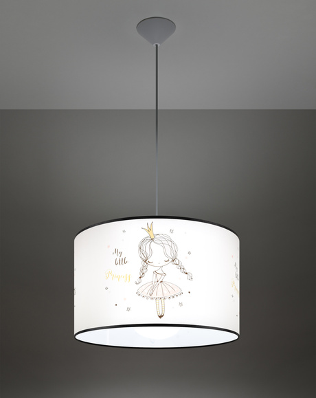 PRINCESS 40 lampă suspendată + 1x bec LED E27 4000K rece 7,5W 650lm