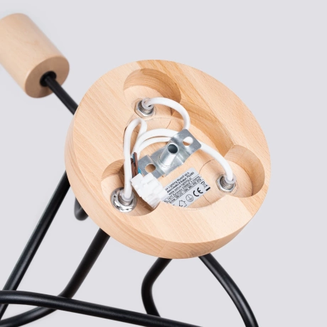 Candelabru EMBER 3 schwarz