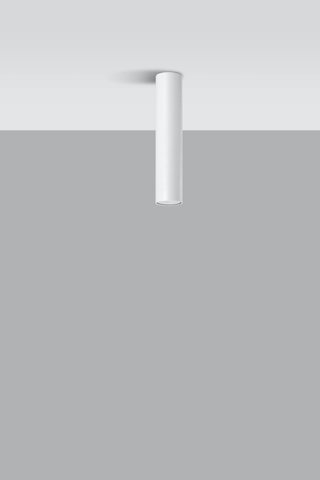 Plafonieră LAGOS 30 alb + 1x bec LED GU-10 4000K rece 7W 630lm