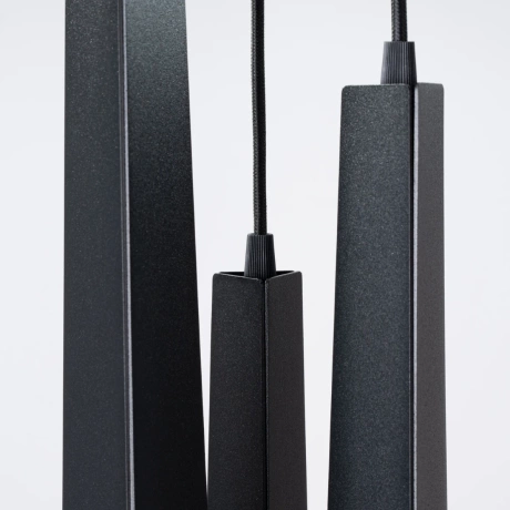 Lampă suspendată PRYSM 3P negru