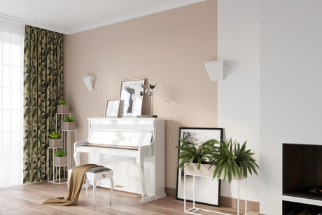 CLINO 2 lampă de perete + 2x bec LED E27 3000K Warm 7.5W 620lm