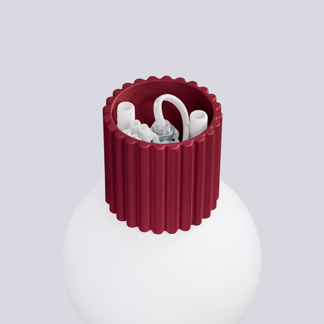 Aplica de perete HALO visiniu IP44