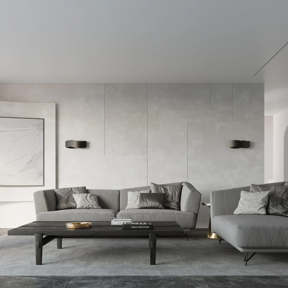 Lampă de perete TILA 30 negru