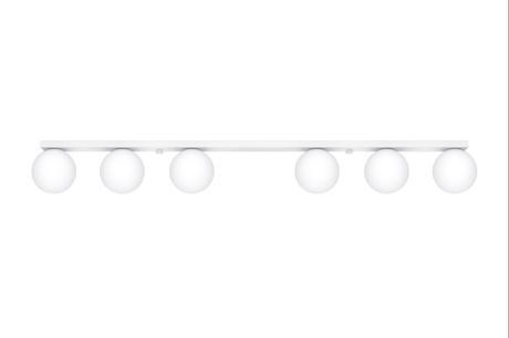 Plafonieră YOLI 6 alb + 6x bec LED G9 4000K rece 4.5W 460lm