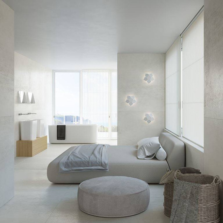 PENTA lampă de perete alb + 2x bec LED G9 3000K cald 4.5W 510lm