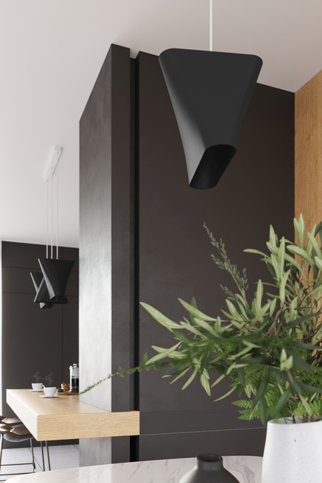 Candelabru BLUM 1 negru + 1x bec LED E27 4000K rece 7.5W 650lm