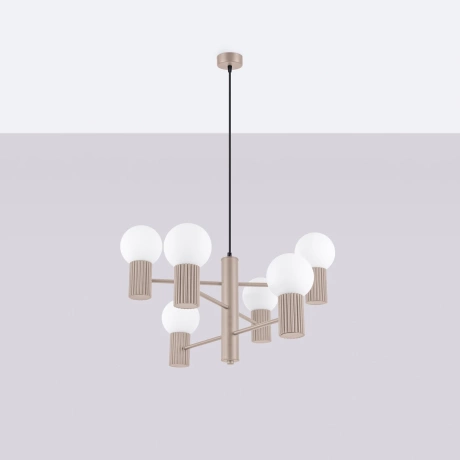 Candelabru HALO 6 taupe