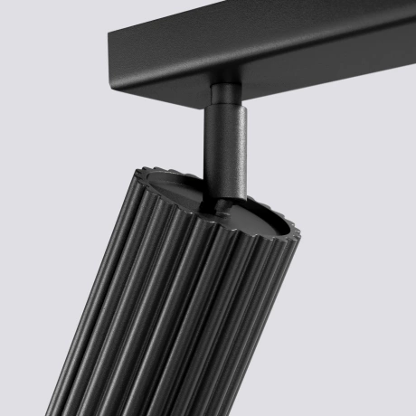 Plafonieră KARBON 6L negru