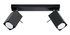 MERIDA 2 lampă de tavan negru + 2x GU-10 LED bec 3000K cald 7W 620lm