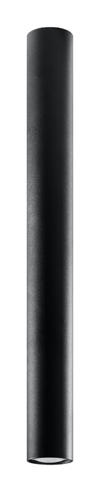 Plafonieră LAGOS 60 negru + 1x bec LED GU-10 4000K rece 7W 630lm