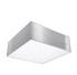 Plafonieră HORUS 25 GREY + 1x bec LED E27 3000K Warm 7.5W 620lm
