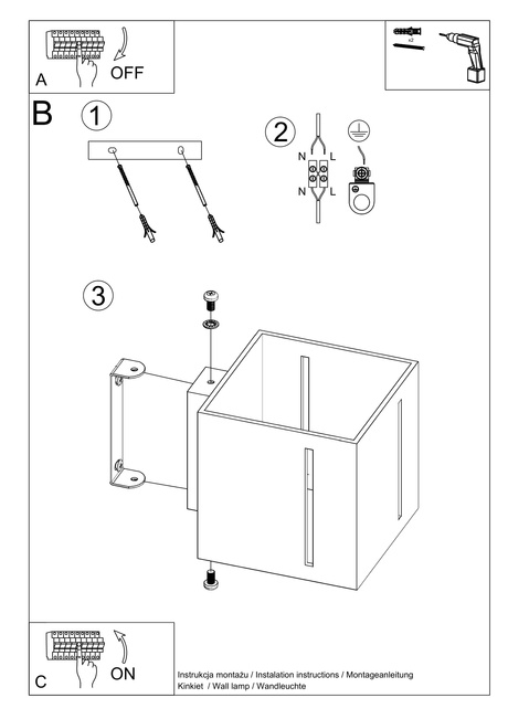 Lampă de perete PIXAR alb + 1x bec LED G9 3000K cald 4.5W 510lm