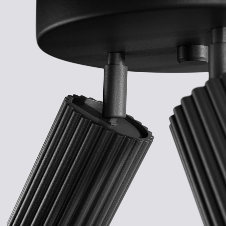 Plafonieră KARBON 3P negru