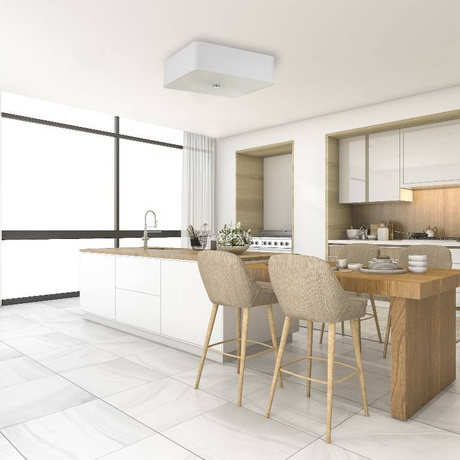 Plafonieră LOKKO 55 alb + 5x bec LED E27 3000K cald 7.5W 620lm