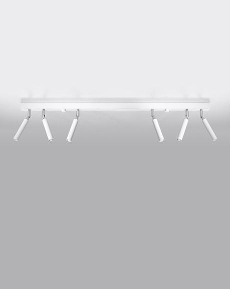 Plafonieră EYETECH 6 alb + 6x bec LED G9 3000K cald 4.5W 510lm