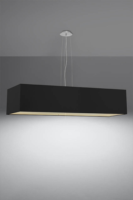 Candelabru SANTA 120 negru + 5x bec LED E27 3000K cald 7.5W 620lm