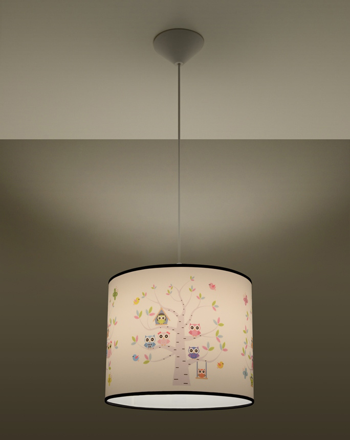 SOWY 30 lampă suspendată + 1x bec LED E27 3000K cald 7,5W 620lm