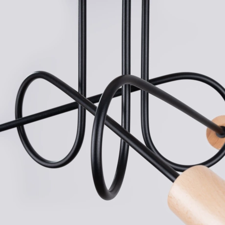 Candelabru EMBER 3 schwarz