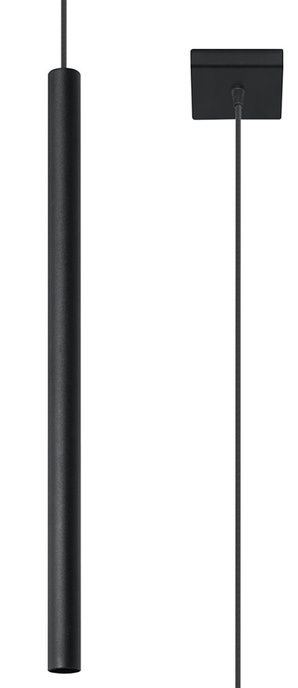 PASTELO 1 lampă suspendată neagră + 1x bec LED G9 4000K Cold 4,5W 530lm