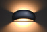 PONTIUS lampă de perete ceramică gri + 1x bec LED G9 3000K cald 4.5W 510lm