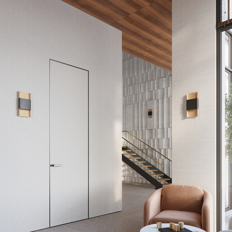 Lampă de perete DURLIN auriu/negru + 2x bec LED G9 3000K Warm 4.5W 450lm