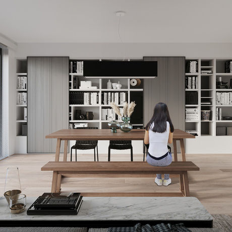 Candelabru SANTA 120 negru + 5x bec LED E27 3000K cald 7.5W 620lm