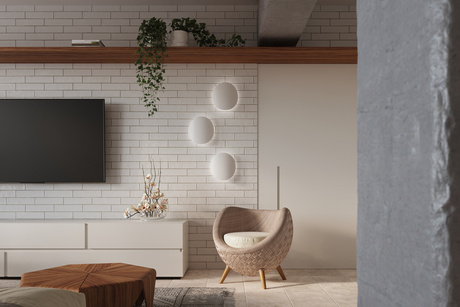 Lampă de perete SENSES alb +2x Bec LED G9 4000K rece 4.5W 530lm