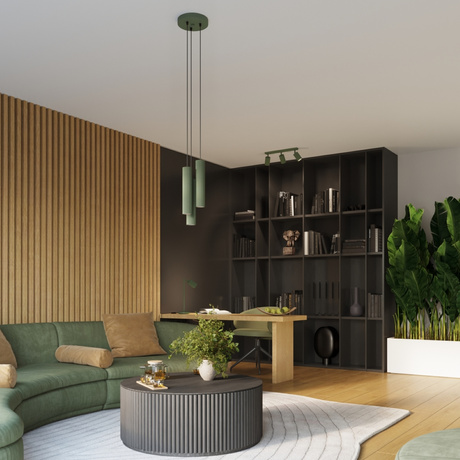 Lampă de perete KARBON 10 verde măsliniu