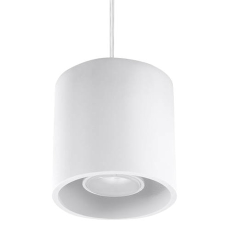 Lampă suspendată ORBIS 1 alb + 1x bec LED GU-10 4000K rece 7W 630lm
