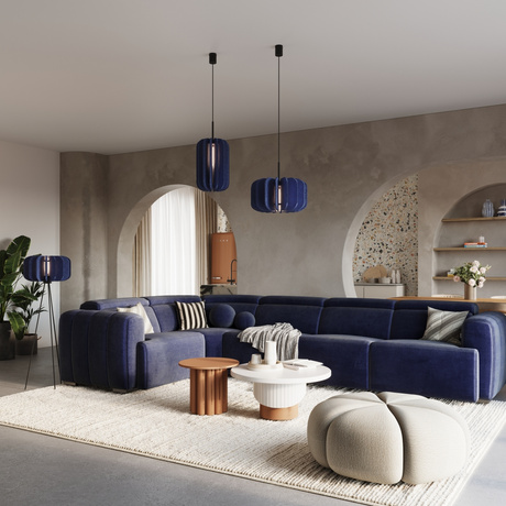 Lampă de podea MULA 45 navy