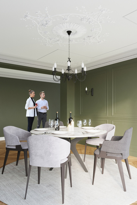 MINERWA lampă de perete negru + 1x bec LED E14 4000K rece 7.5W 650lm