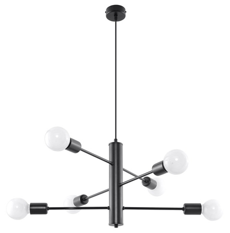 Candelabru DUOMO 6 + 6x bec LED E27 3000K Warm 7.5W 620lm