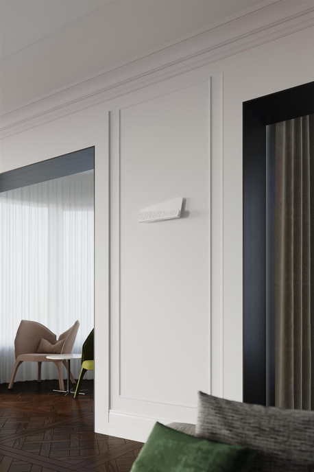 ALIZA lampă de perete alb + bec LED G9 4000K rece 4,5W 530lm