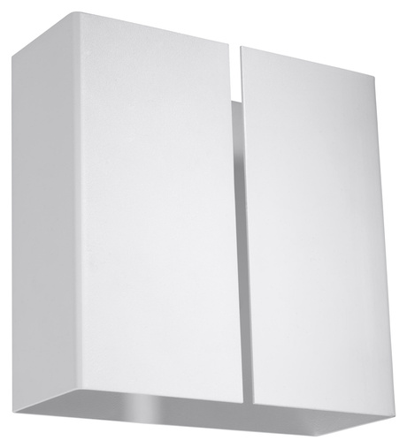 LINEA lampă de perete alb + 2x bec LED G9 3000K cald 4.5W 510lm