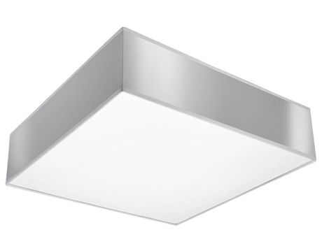 Plafonieră HORUS 35 Grey + 2x bec LED E27 3000K Warm 7.5W 620lm