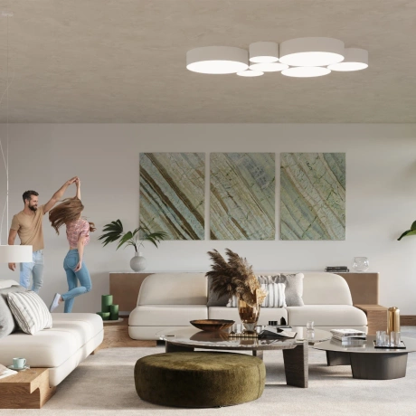 Lampă suspendată ARENA 35 alb