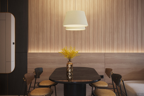 Candelabru CONO 45 alb + 3x bec LED E27 3000K cald 7.5W 620lm