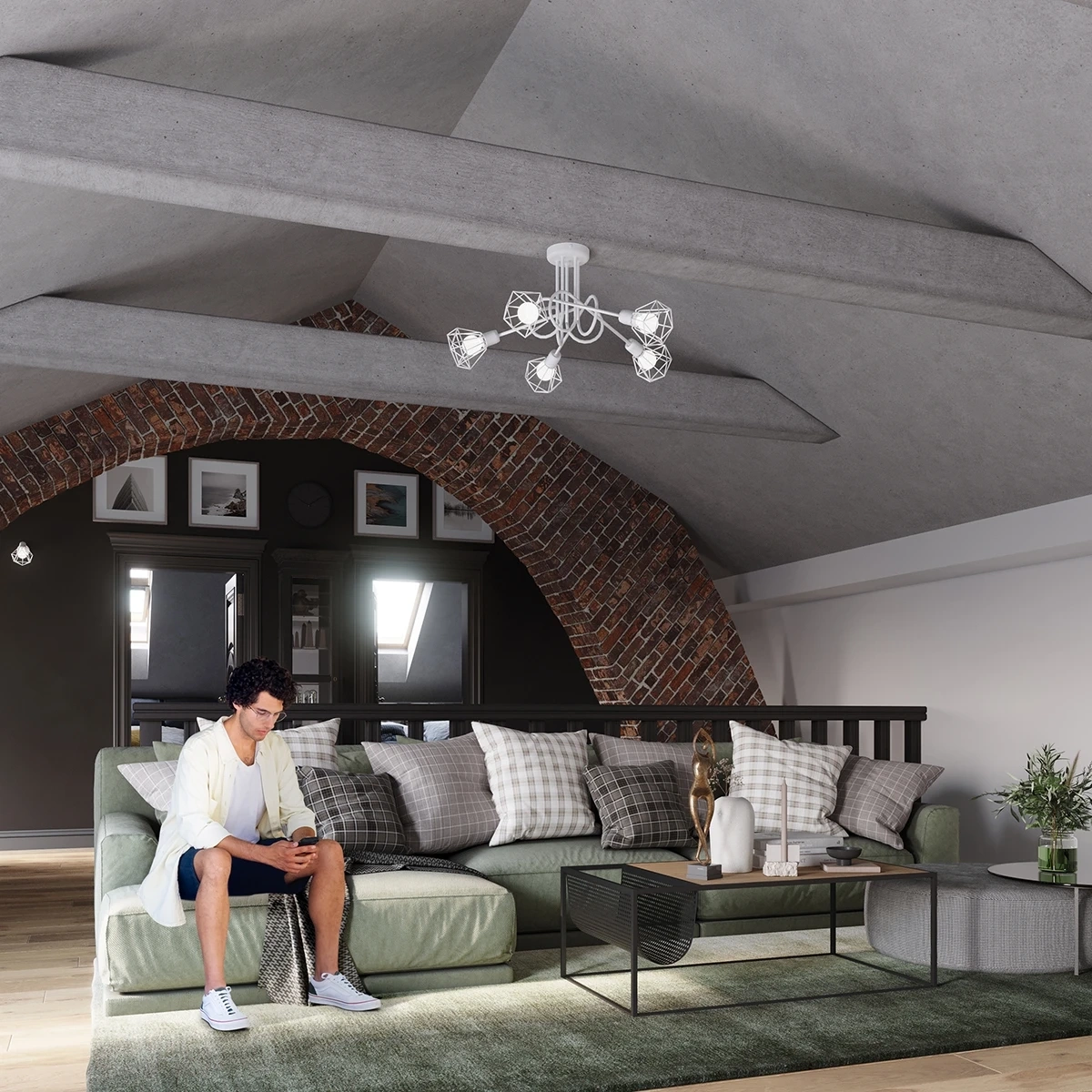 Lampă de perete ARTEMIS 1 alb