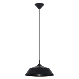FRIKA lampă suspendată negru + 1x bec LED E27 4000K rece 7,5W 690lm