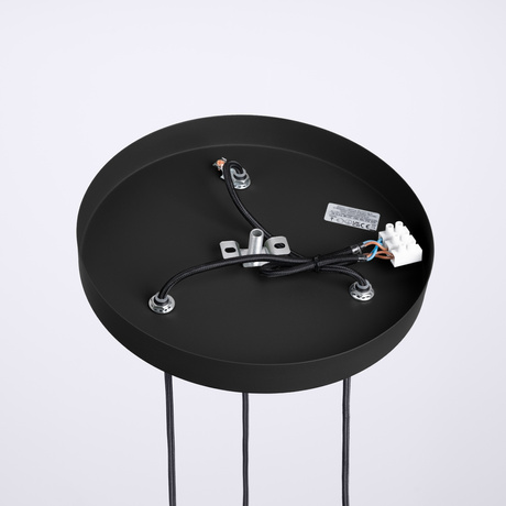 Lampă suspendată HALO 3P negru