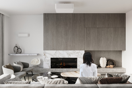 Candelabru LOKKO 55 alb + 5x bec LED E27 3000K cald 7.5W 620lm