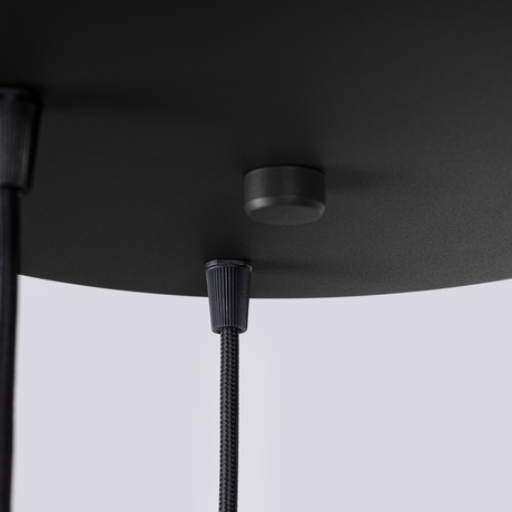 Lampă suspendată HALO 3P negru