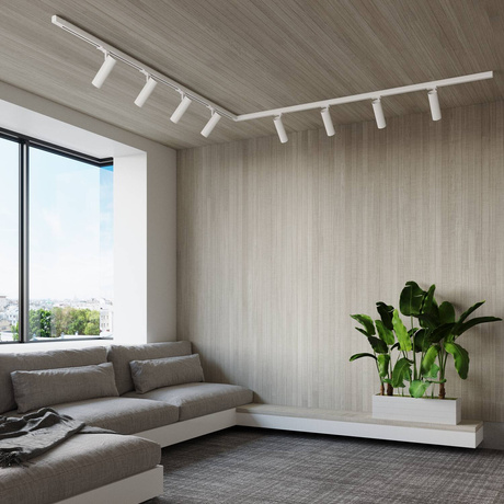 Plafonieră, 8 puncte, sistem de șine trifazat, DIREZIONE